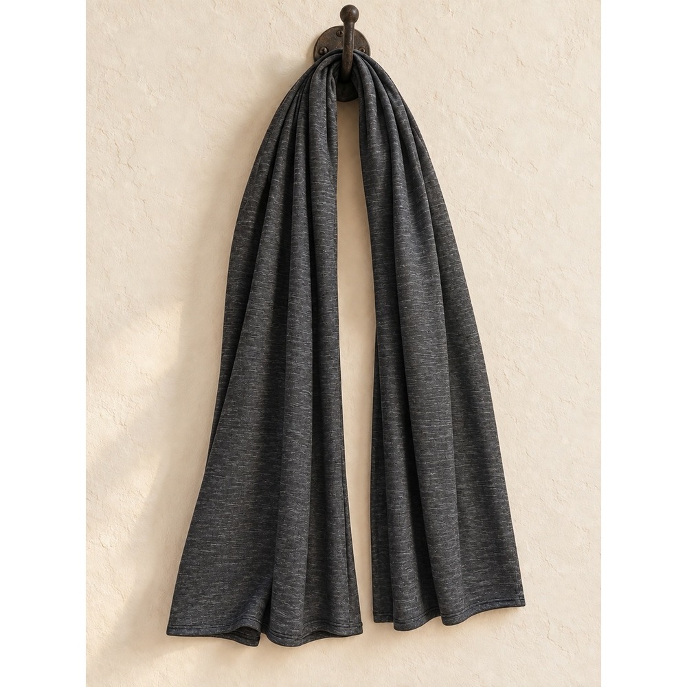 Lululemon Vinyasa Scarf Heathered Charcoal Grey Rulu Wrap One Size